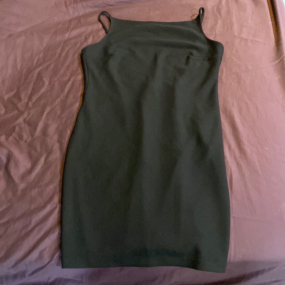 A&F boatneck low back mini dress